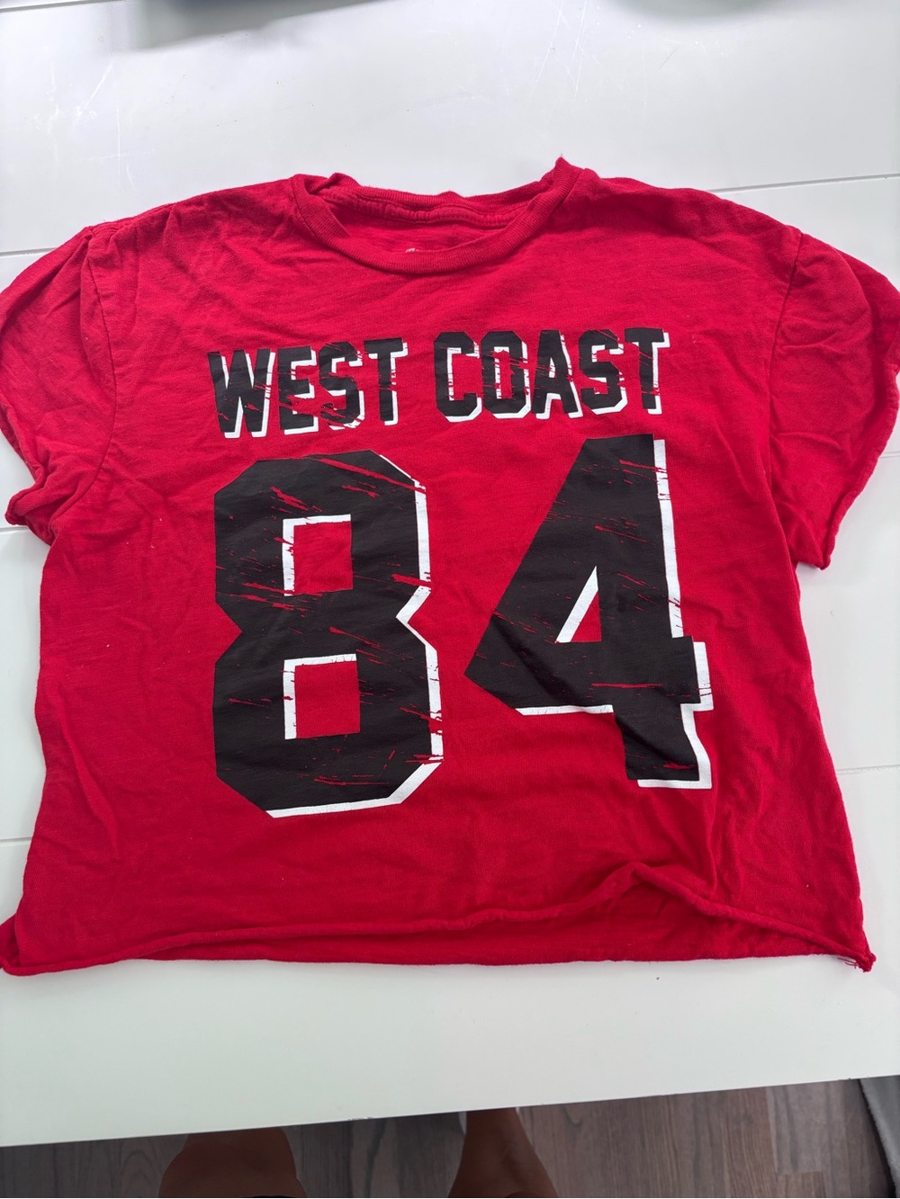 Original Retro Brand Kids Red 'West Coast 84' Graphic Tee